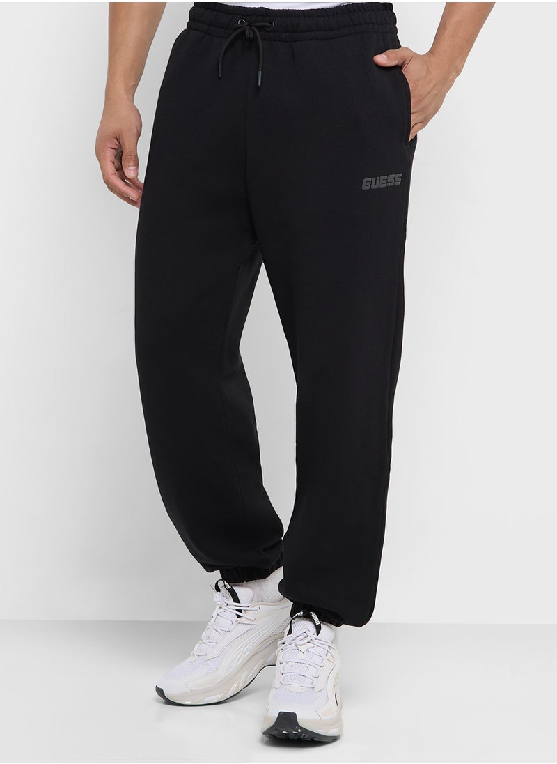 GUESS Drawstring Detailed Cuffed Sweatpants  - Image 1