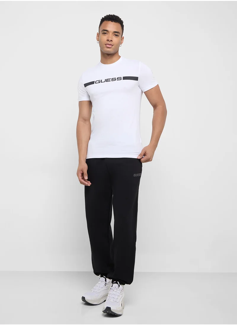 GUESS Drawstring Detailed Cuffed Sweatpants