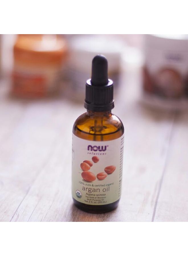 Now Foods Certified Organic Argan Oil Clear 59ml - Image 3
