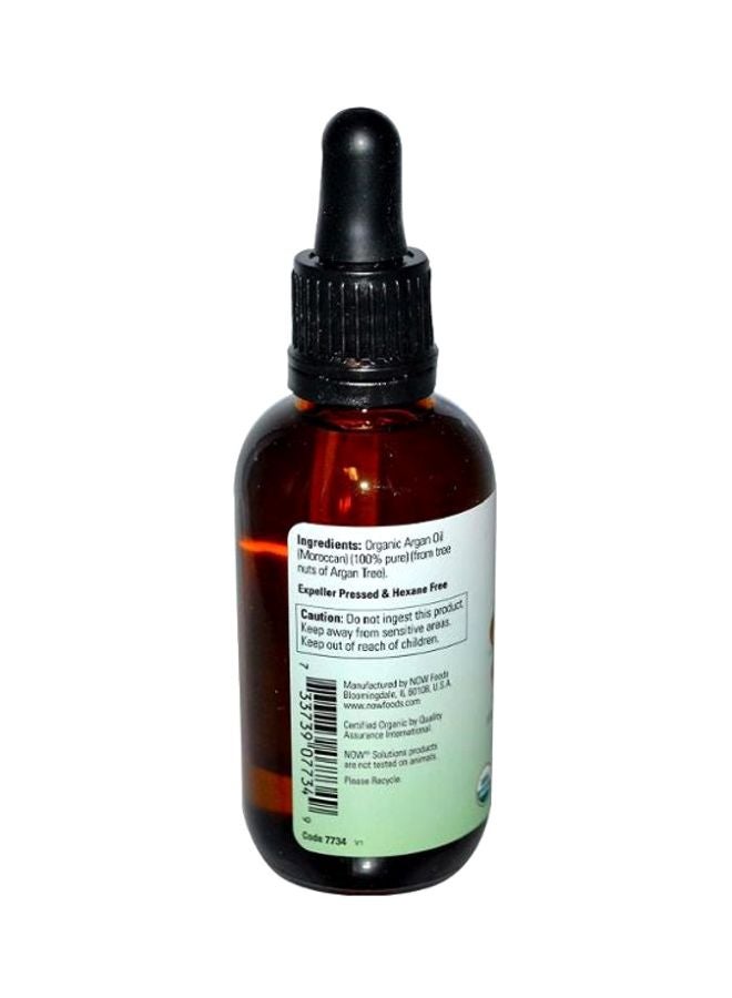 Now Foods Certified Organic Argan Oil Clear 59ml - Image 2