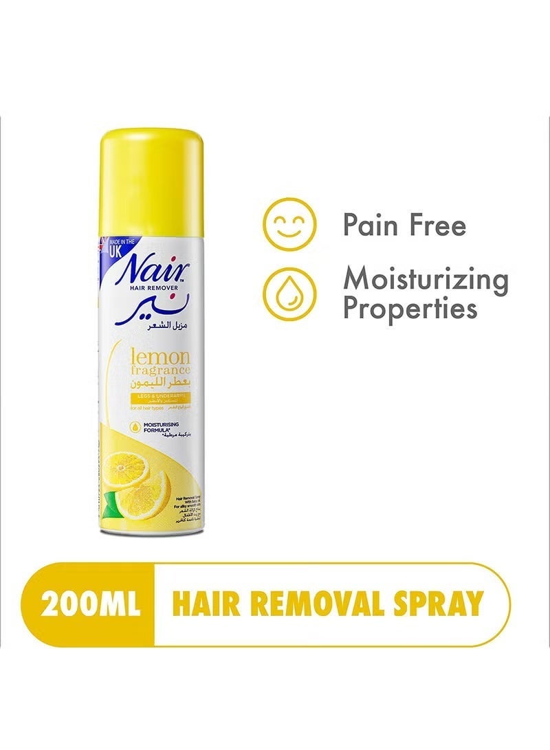 Nair Lemon Hair Removal Spray 200ml - Image 1