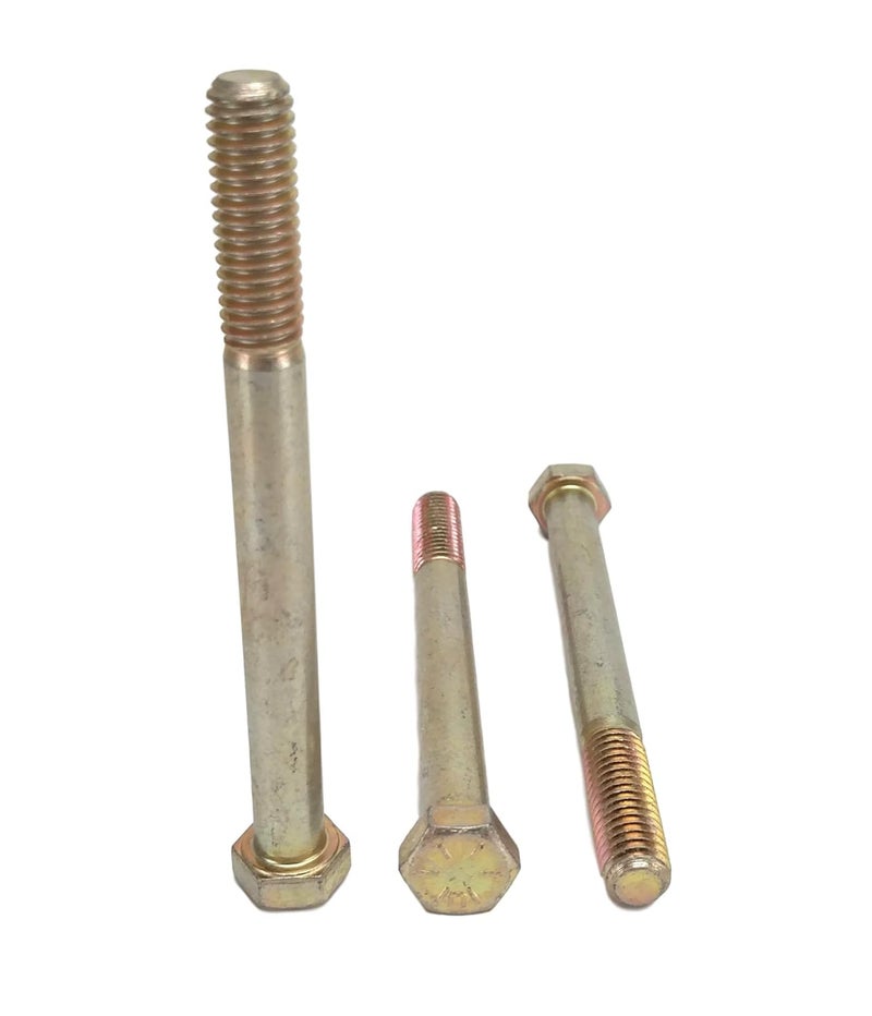 Chenango Supply 3/8-16 x 4 Hex Head Bolts, Grade 8 (3/4" to 4" Lengths in Listing) Hex Head Cap Screws (3/8-16x4 (25 pcs)) - Image 1