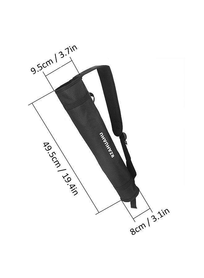 Generic Archery Back Arrow Quiver Holder with Belt Clip for Youth Arrows Holder Case  - Image 3