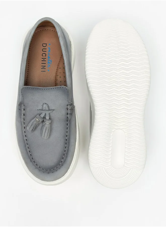 سيد دوتشيني Boys Tassel Detail Slip-On Moccasins