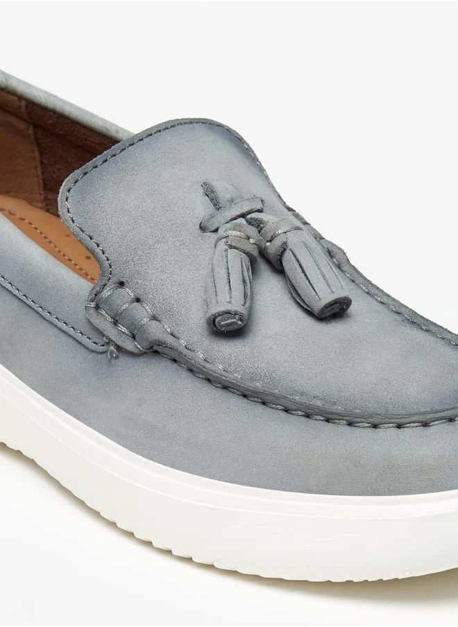 سيد دوتشيني Boys Tassel Detail Slip-On Moccasins