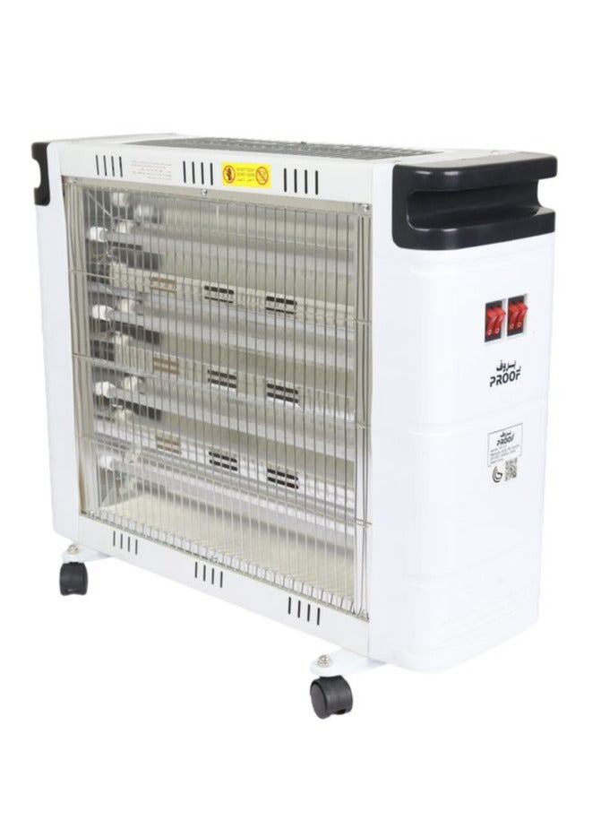 برووف دفاية كهربائية  تحتوي على ثلاثة اوجه وشبك امان ومقابض عازله للحراره بقدرة 1600 واط - Image 1