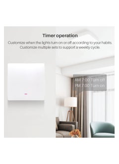 UanTii Smart Switch Wifi Light Wall Switch, No Neutral Wire Required, 1 gang  - Image 4