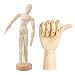Haniforever 2 Pack 8 Drawing Mannequin7 Little Hand ModelArtists Wooden Drawing Figure Animation Dolls Figure Supplies Stop Motion Art Manikin Poseable Drawing Tools for DecorPaintingSketchingGifts - Image 2