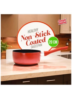 Sweet Home Non-Stick Saucepan 20CM- Induction Compatible, Dishwasher Safe, Ergonomic Handle, and Easy to Clean  - Image 4