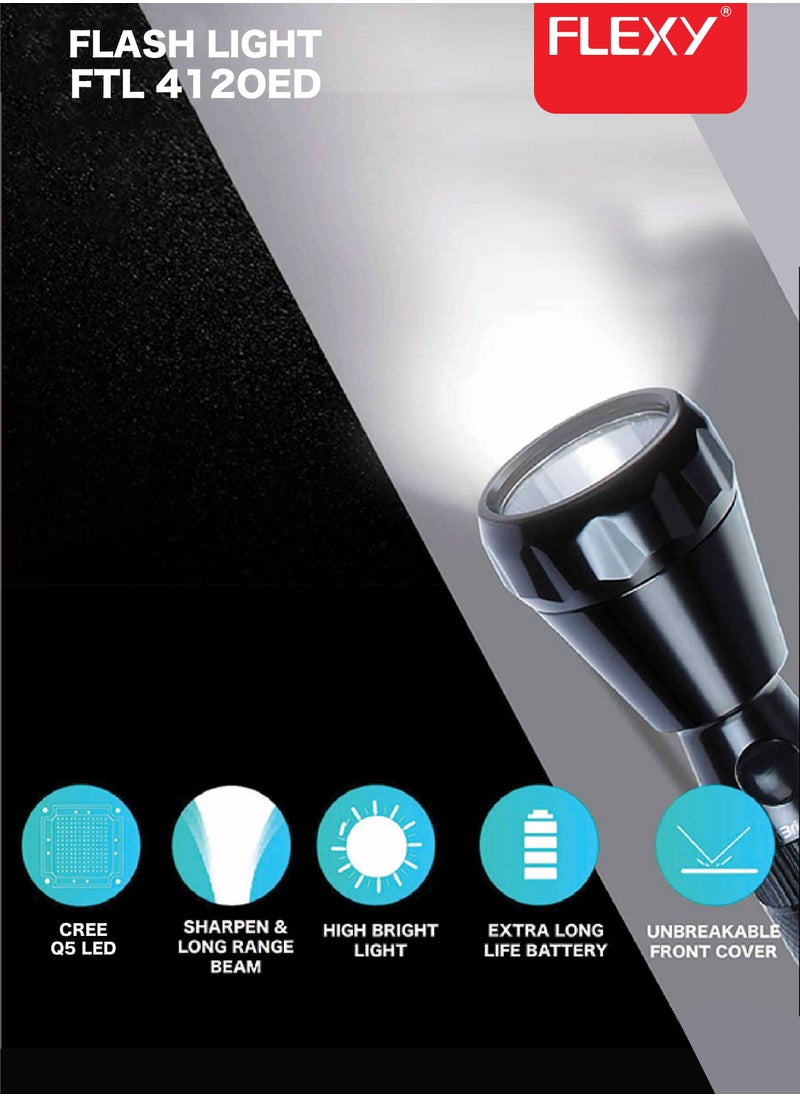 Flexy - Rechargeable LED Flash Light 1200 Meters Beam - Image 1
