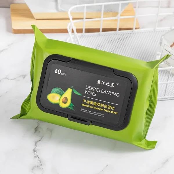 StyleSage StyleSage Beauty Clean  Glow Makeup Remover Wipes for Face with Aloe Vera Cucumber  Vitamin E Makeup Remover Wipes HydratingRefreshing Soothing 60 Pieces - Image 5
