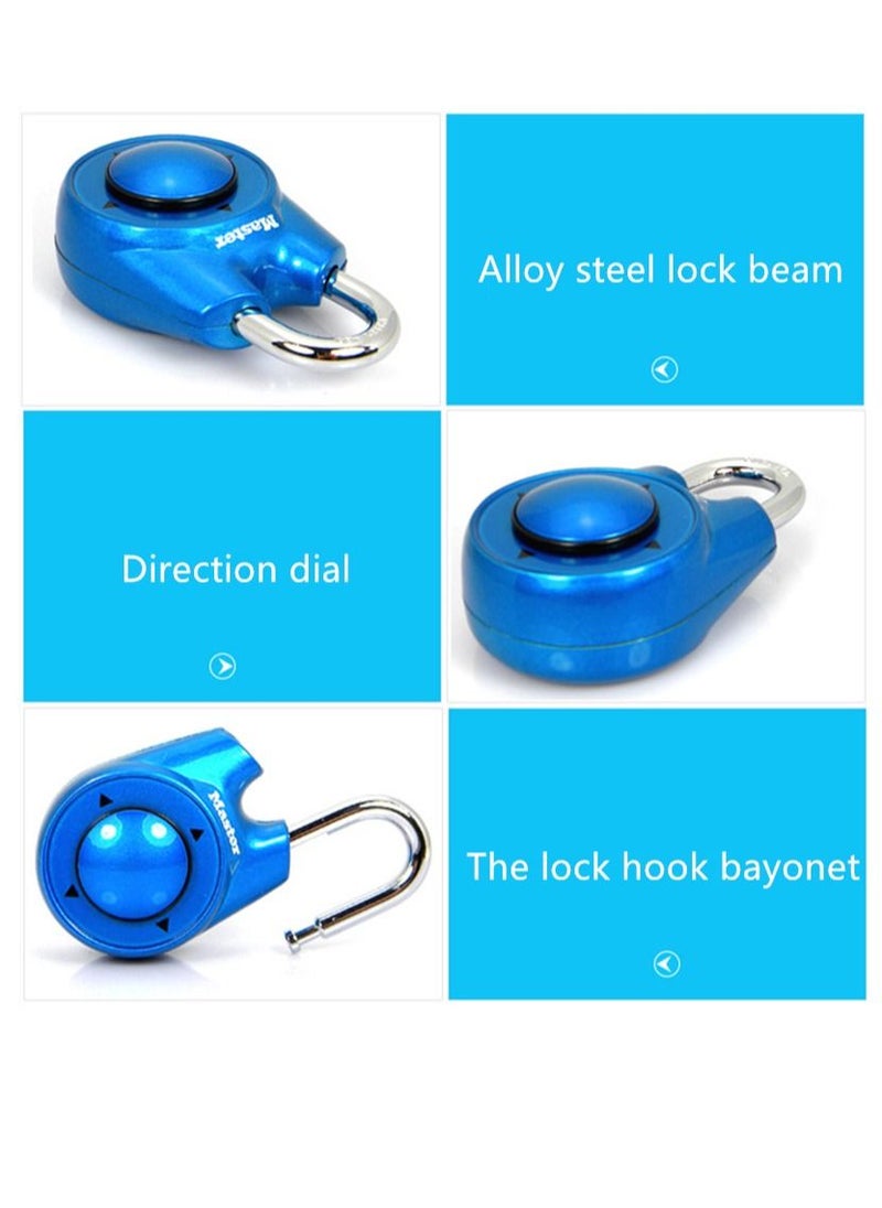 Master - Master Lock Padlock Portable Gym School Fitness Club Combination Code Directional Padlock Locker Lock - Image 1