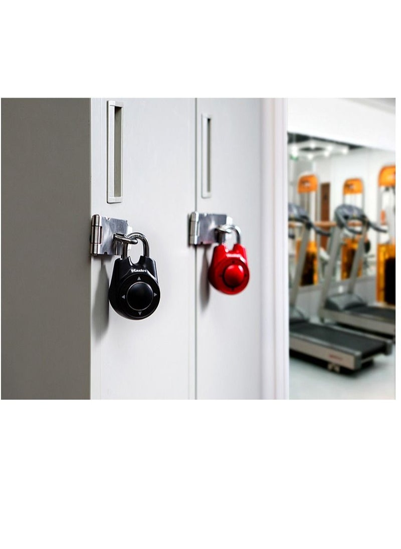 Master - Master Lock Padlock Portable Gym School Fitness Club Combination Code Directional Padlock Locker Lock - Image 1