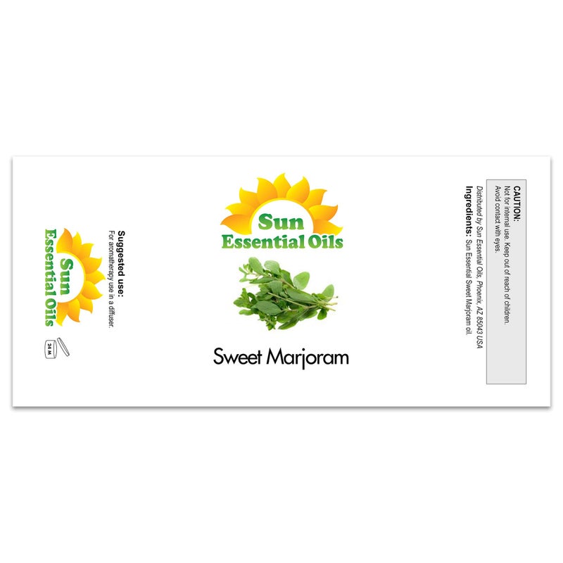 Sun Essential Oils Sweet Marjoram Essential Oil 2 oz â€“ Aromatherapy Oil - Image 2
