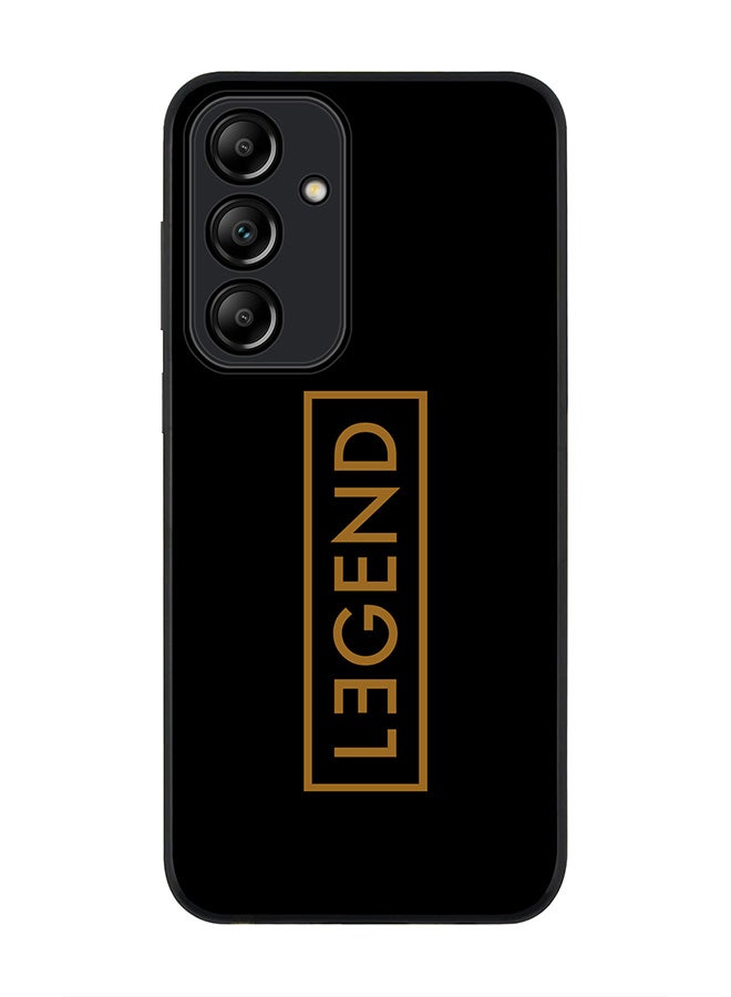 Stylizedd Rugged Black Edge Case for Samsung Galaxy A55, Slim fit Soft Case Flexible Rubber Edges Anti Drop TPU Gel Thin Cover -  Legend - Image 1