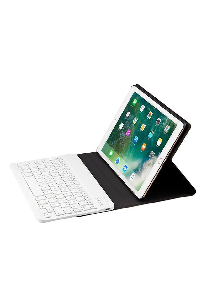 NIBEMINENT Wireless Bluetooth Keyboard Protective Case For Apple iPad 9.7 Inch Rose Gold - Image 2