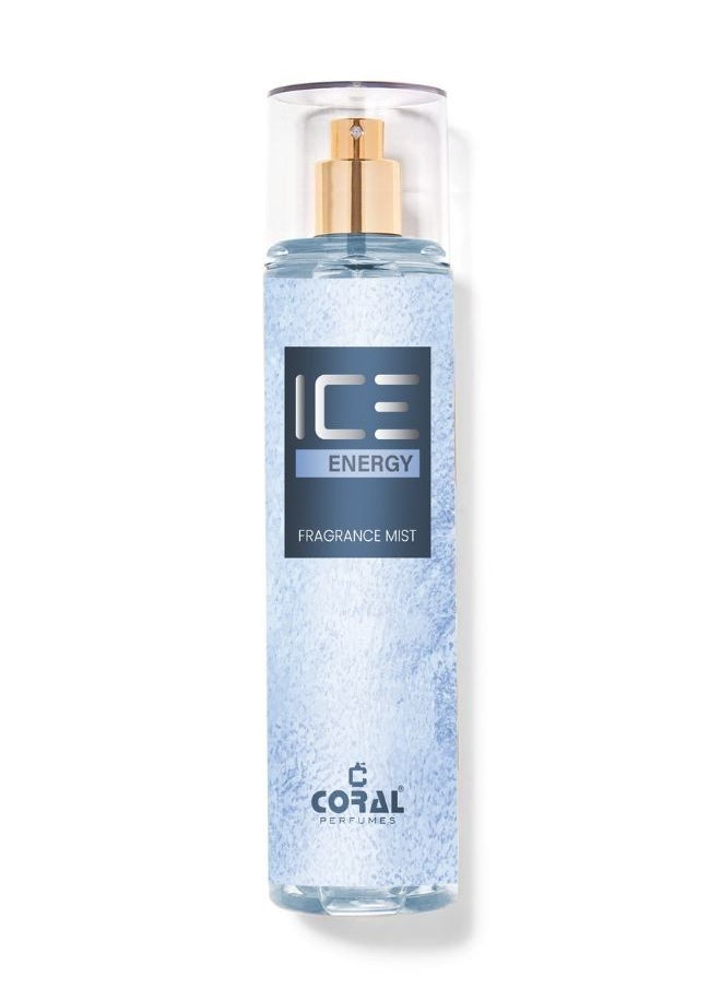 Coral ICE ENERGY Men's Fragrance Body Mist 250ml 