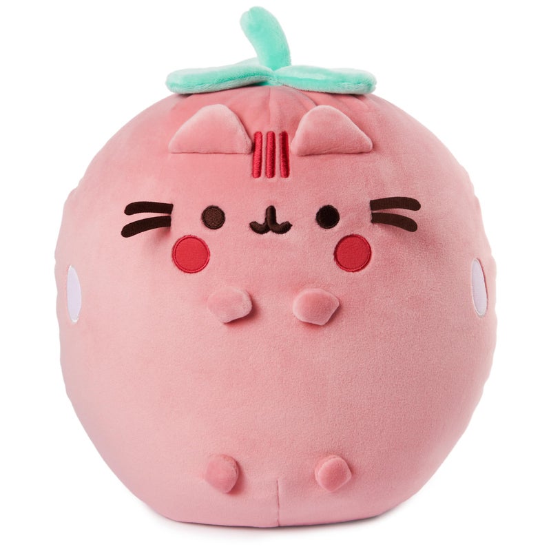 GUND Pusheen Strawberry Scented Squisheen Plush Squishy Toy Stuffed Animal for Ages 8 and Up Pink 11 - Image 3
