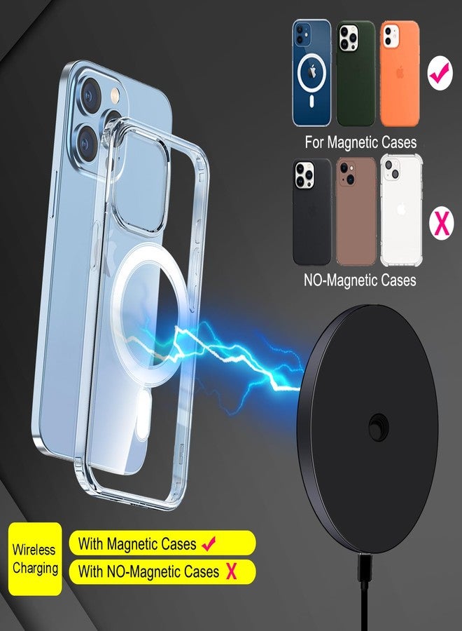 HAFOKO Magnetic Cell Phone Selfie Stick Tripod with 1/4" Magnetic Wireless Charging Mount Extendable Mini Desktop Smartphone Tripod compatibel for Magsafe iPhone 17/16/15/14/13/12 Pro Max - Image 4