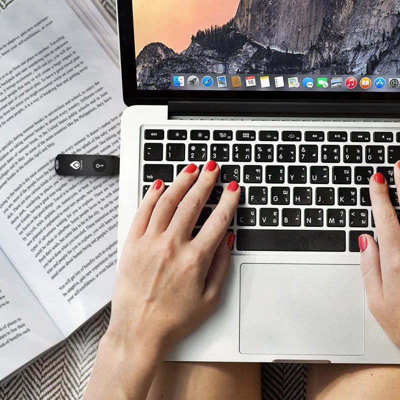 THETIS FIDO U2F Security Key, Thetis [Aluminum Folding Design] Universal Two Factor Authentication USB (Type A) for Extra Protection in Windows/Linux/Mac OS, Gmail, Facebook, Dropbox, SalesForce, GitHub - Image 2