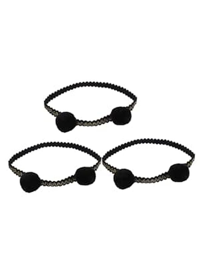 3Pcs Soft Cloth Headbands For Newborn Photography And Girls Parties Comfortable Headdress - Image 1