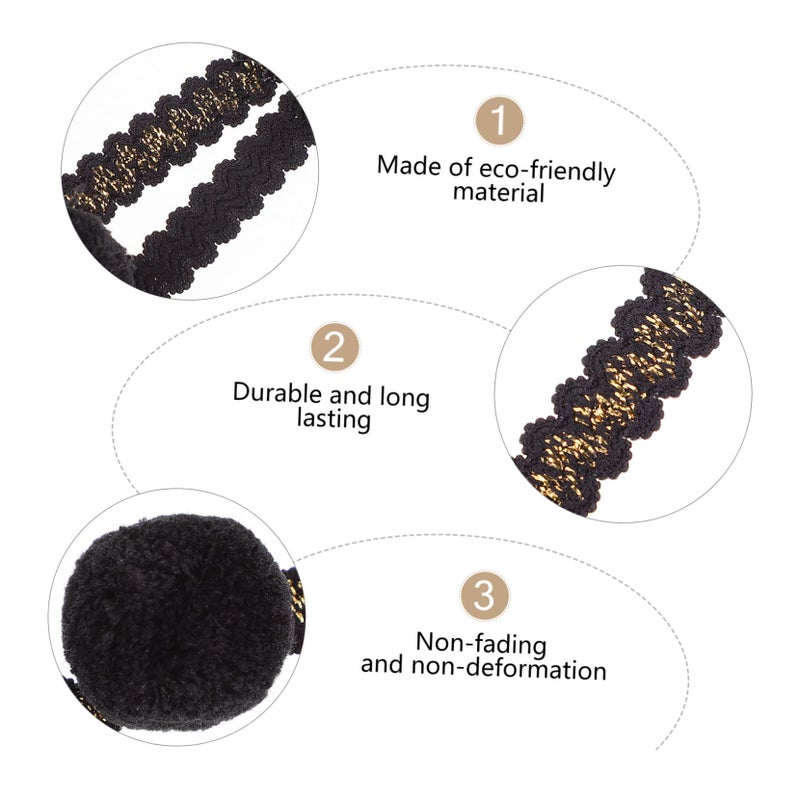 3Pcs Soft Cloth Headbands For Newborn Photography And Girls Parties Comfortable Headdress - Image 3
