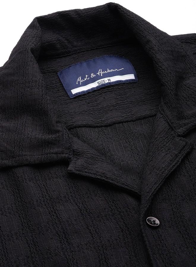 Mast & Harbour Men Self Design Casual Shirt - Image 5
