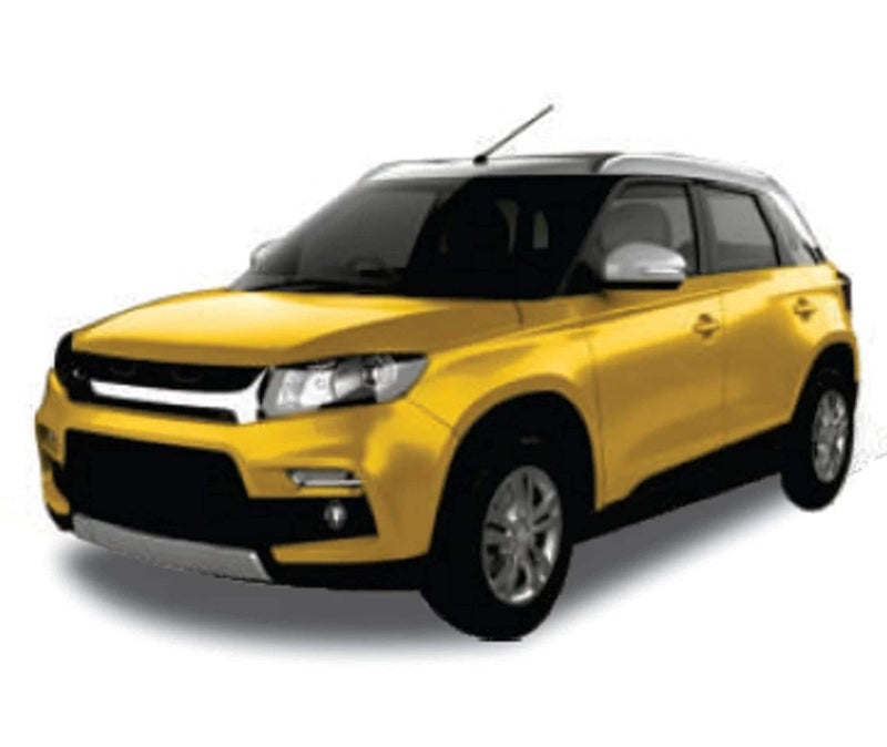 CENTY Toys Bretza Golden&White Colour Looks Like Real Car - Pull Back Action- A Made In India Product, 3-12 years - Image 1