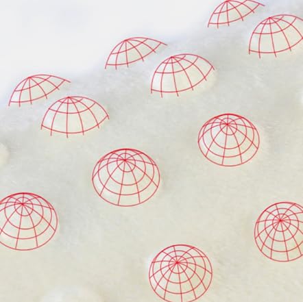 Antetek 1 Yardx62 Inch Minky Dot Fabric by The Yard DIY Making Supplies Quilting Patchwork Cushions Plush Fleece Fabric Minky Fabric for Blanket, Pillow Covers, Clothing Making, Scarf,Sewing - Image 4