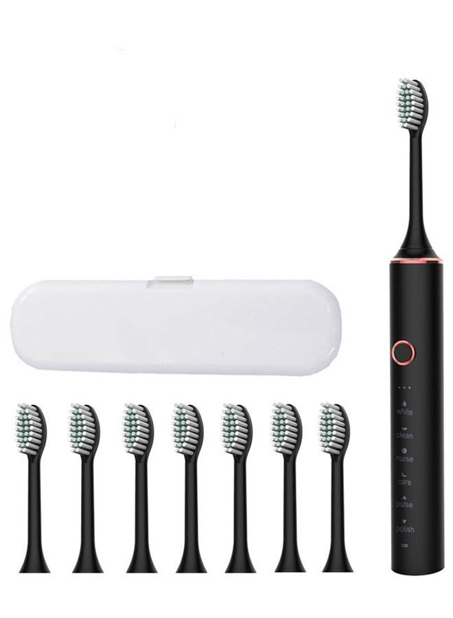 general Sonic Electric Toothbrushes for Adults, 8 Brush Heads Electric Toothbrush with 37000 VPM Deep Clean 6 Modes 18 Gear, Rechargeable Toothbrushes Fast Charge 4 Hours Last 50 Days - Image 1