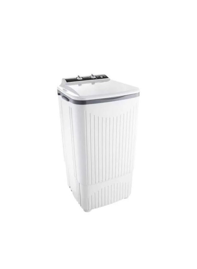 Fresh Smart 8 kg Semi-Automatic Washing Machine with Single Tub - White | Lint Filter + Shock-Resistant Plastic Body | Smart8 Model - 50007498