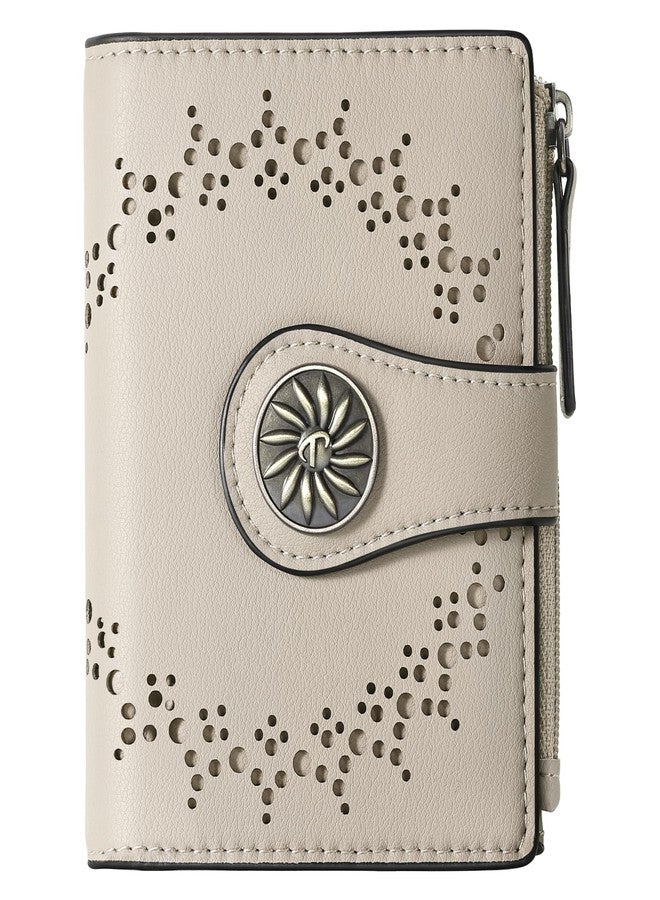 Tipmile Small Wallet for Women Bifold RFID Blocking Card Holder Leather Wallets with Zipper Coin Pocket - Image 1