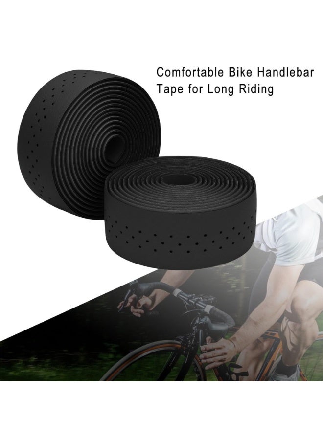 LAMAY 2 PCS Bike Handlebar Tape EVA Black - Enhance Your Bike Grip with These Bicycle Handle Bar Tape - Wrap Your Bike for An Awesome Comfortable Ride - Image 4