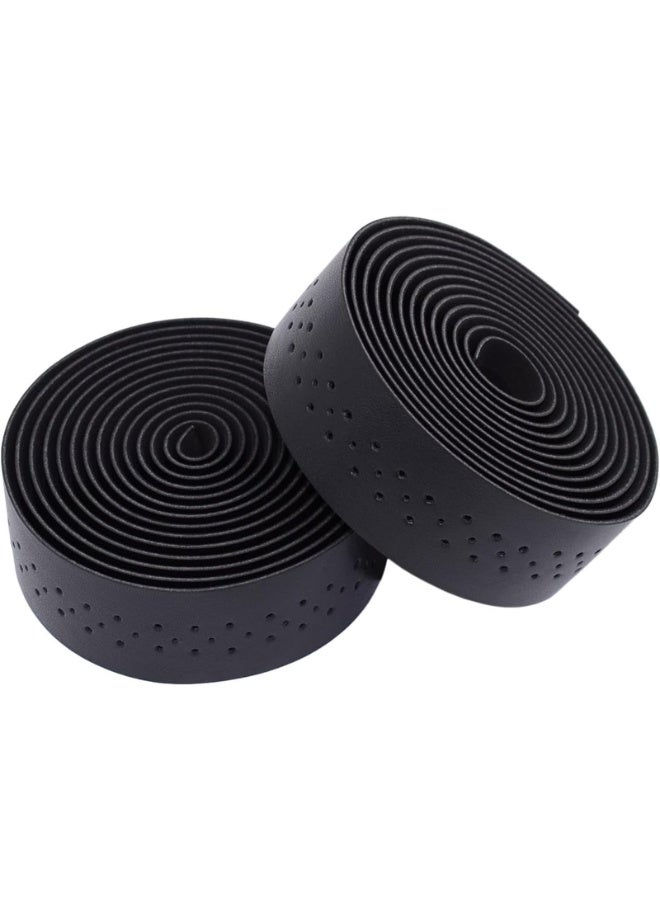 LAMAY 2 PCS Bike Handlebar Tape EVA Black - Enhance Your Bike Grip with These Bicycle Handle Bar Tape - Wrap Your Bike for An Awesome Comfortable Ride - Image 1