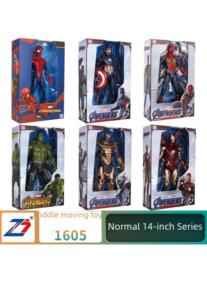 Children's Pvc Toy Model - 4/7/14 Inch Regular Version Marvel Avengers Assembled Figurine Plaything-Color:7 Inch Hulk - Image 5
