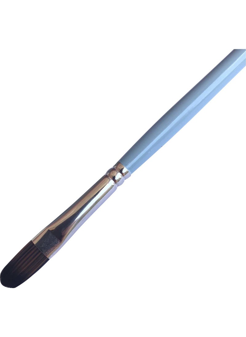 Brons Oil and Acrylic Paint Brush Synthetic Bristle Cat Tongue No:10 