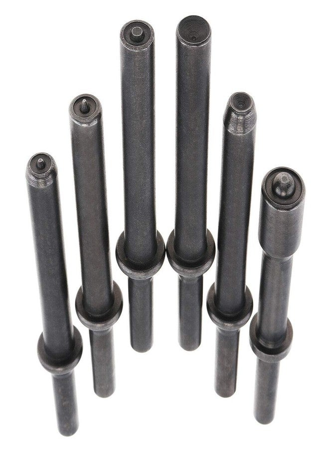 DELE 7 Pcs Air Hammer Rivet Bit Set, Dele 0.401 Shank Smoothing Pneumatic Air Rivet Hammer Tools Kit with Spring - Image 4