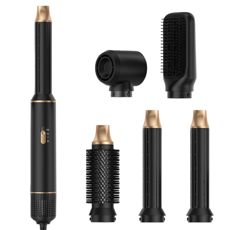 Hot Air Comb Five-in-One Multifunctional Styling Hair Dryer with High Power Brush Motor