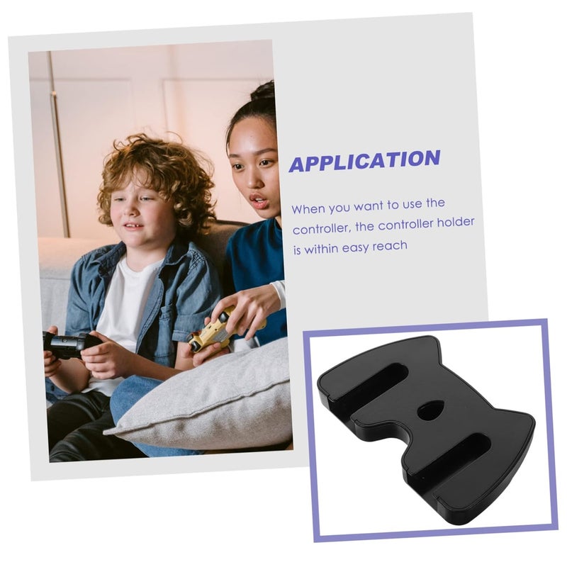 DOITOOL Controller Holder for Desk Game Controller Stand Compatible Game Rack for Organized Storage Material Black - Image 3