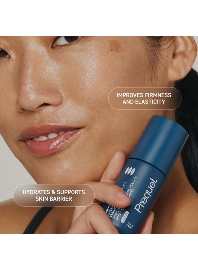 Prequel Skin - Lucent-C Vitamin C Facial Serum - L-Asorbic Acid and Ferulic Acid Face Treatment - 1 Fl Oz - Image 5
