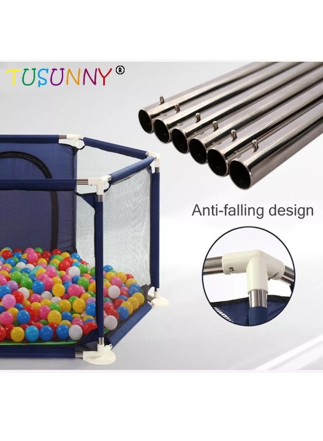 Baby Playpen with basket for Babies and Toddlers Baby Fence Baby Play Yards for Indoor and outdoor - Image 3