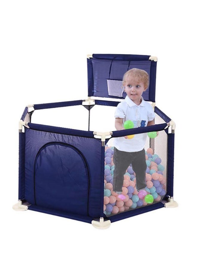Baby Playpen with basket for Babies and Toddlers Baby Fence Baby Play Yards for Indoor and outdoor - Image 5