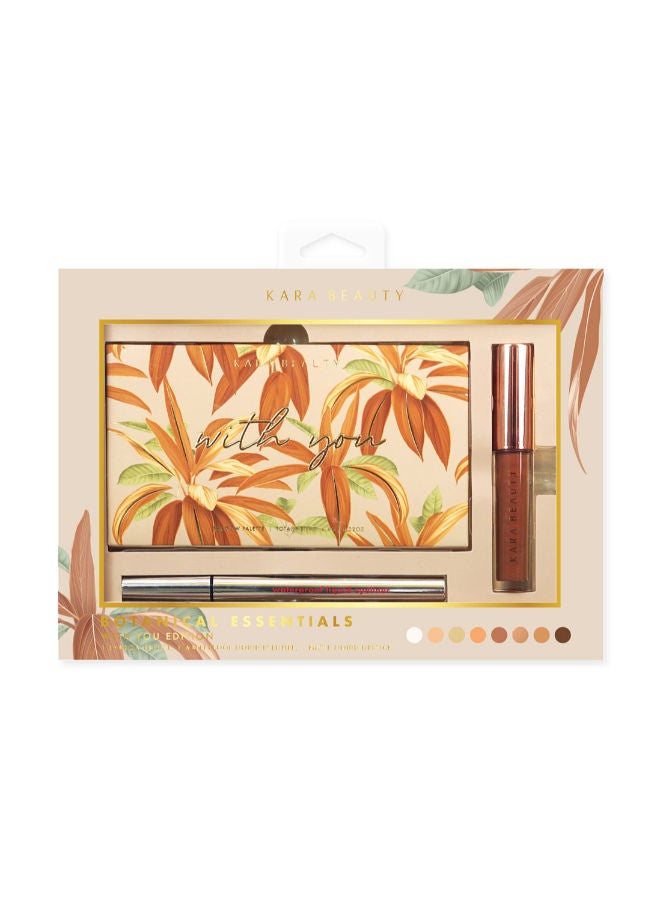 Kara Beauty Botanical Essentials Shadow Liquid Liner & Liquid Lipstick Set With You Edition - Image 1