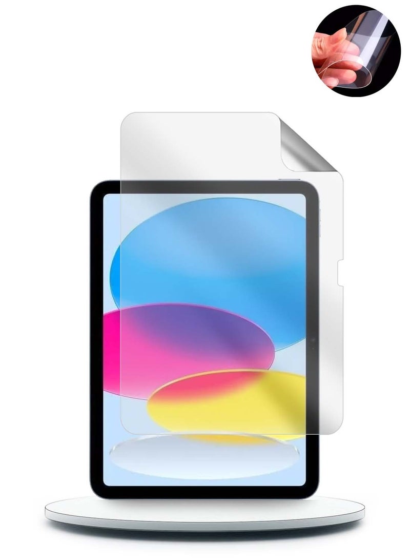 تشابي لاين  ابل ايباد 2025 (الجيل الحادي عشر) ايه 16 ايه 10.9 انش نانو سيراميك كامل الغراء غطاء كامل واقي شاشة مرن غير لامع (TSCNMN) - شفاف - Image 1