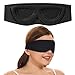 ALASKA BEAR Sleep Mask for Side Sleepers 2022 Headband Design CupShaped and ExtraSoft 100 Blackout Eye Mask Shades Cover for Men and Women Home or Travel Machine Washable Black - Image 1