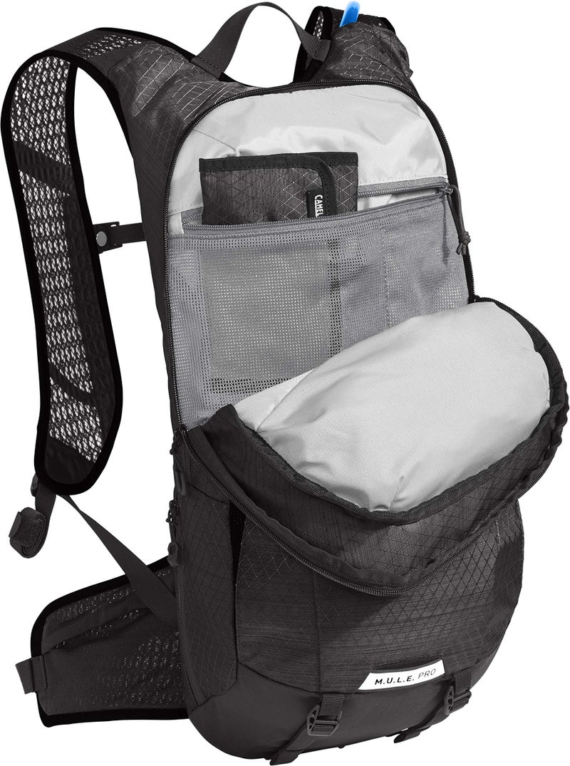 CamelBak M.U.L.E. Pro 14 Bike Hydration Backpack 100oz - Body Mapping Technology, Black - Image 3