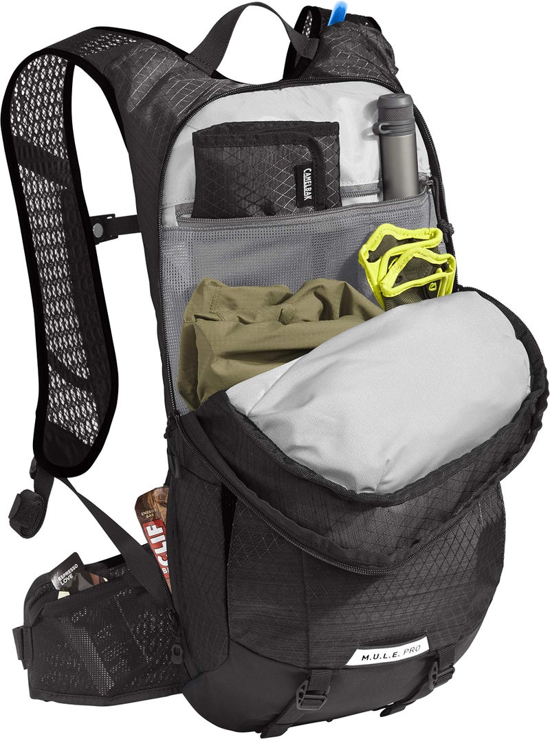 CamelBak M.U.L.E. Pro 14 Bike Hydration Backpack 100oz - Body Mapping Technology, Black - Image 2