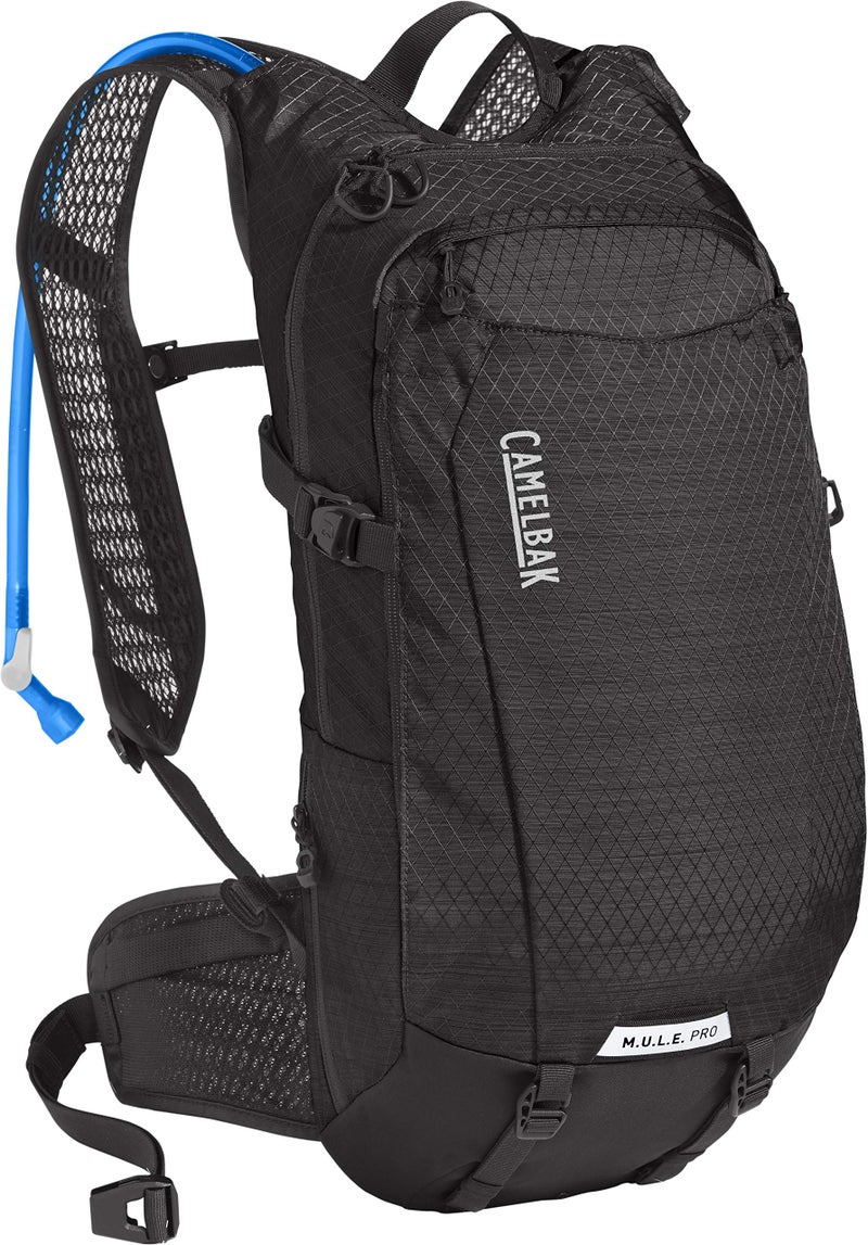 CamelBak M.U.L.E. Pro 14 Bike Hydration Backpack 100oz - Body Mapping Technology, Black - Image 1