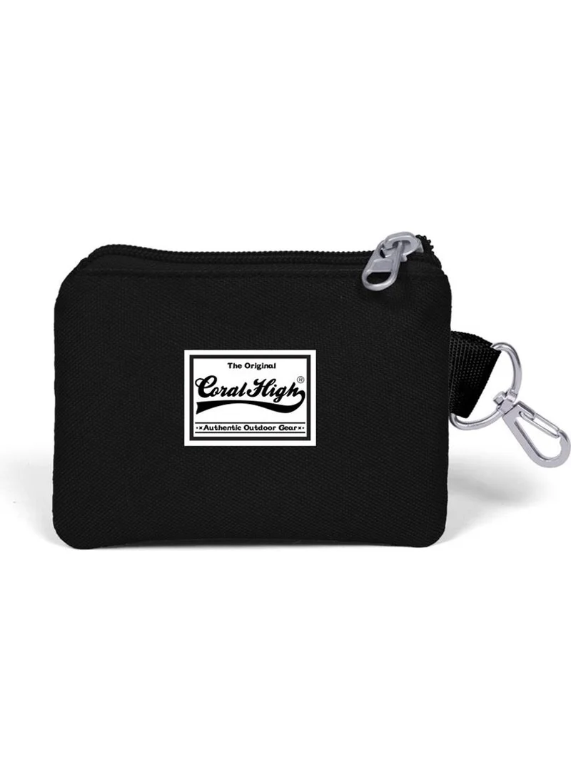 CORAL HIGH Black Trolley Coin Purse 21782