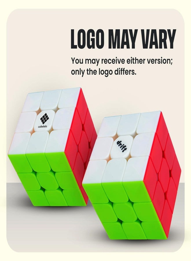 Cubelelo Drift Warrior 3x3 Stickerless Cube | Beginner Speedcube for Kids Boys Girls Above 3 4 5 6 Years Old & Above | Magic Puzzle Toy | Durable & Smooth Cube with Anti-Pop Design 3 3 - Image 3